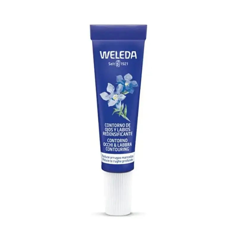 Weleda Contour des yeux et des lèvres Redensifiant Gentiane bleue & Edelweiss 10Ml