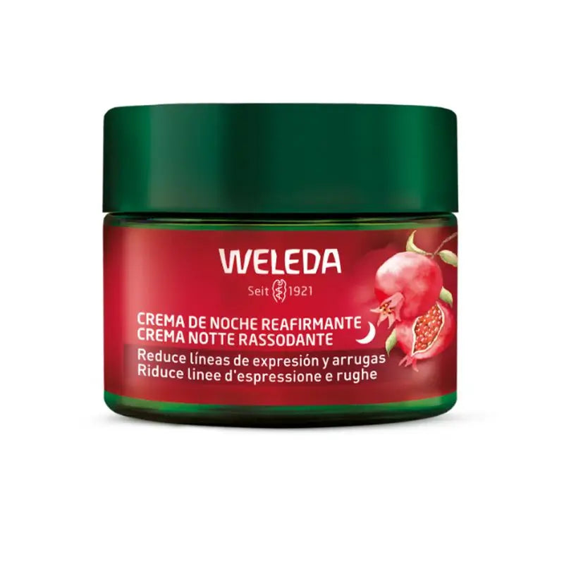 Weleda Crème de nuit raffermissante à la grenade et aux peptides de maca, 40 ml