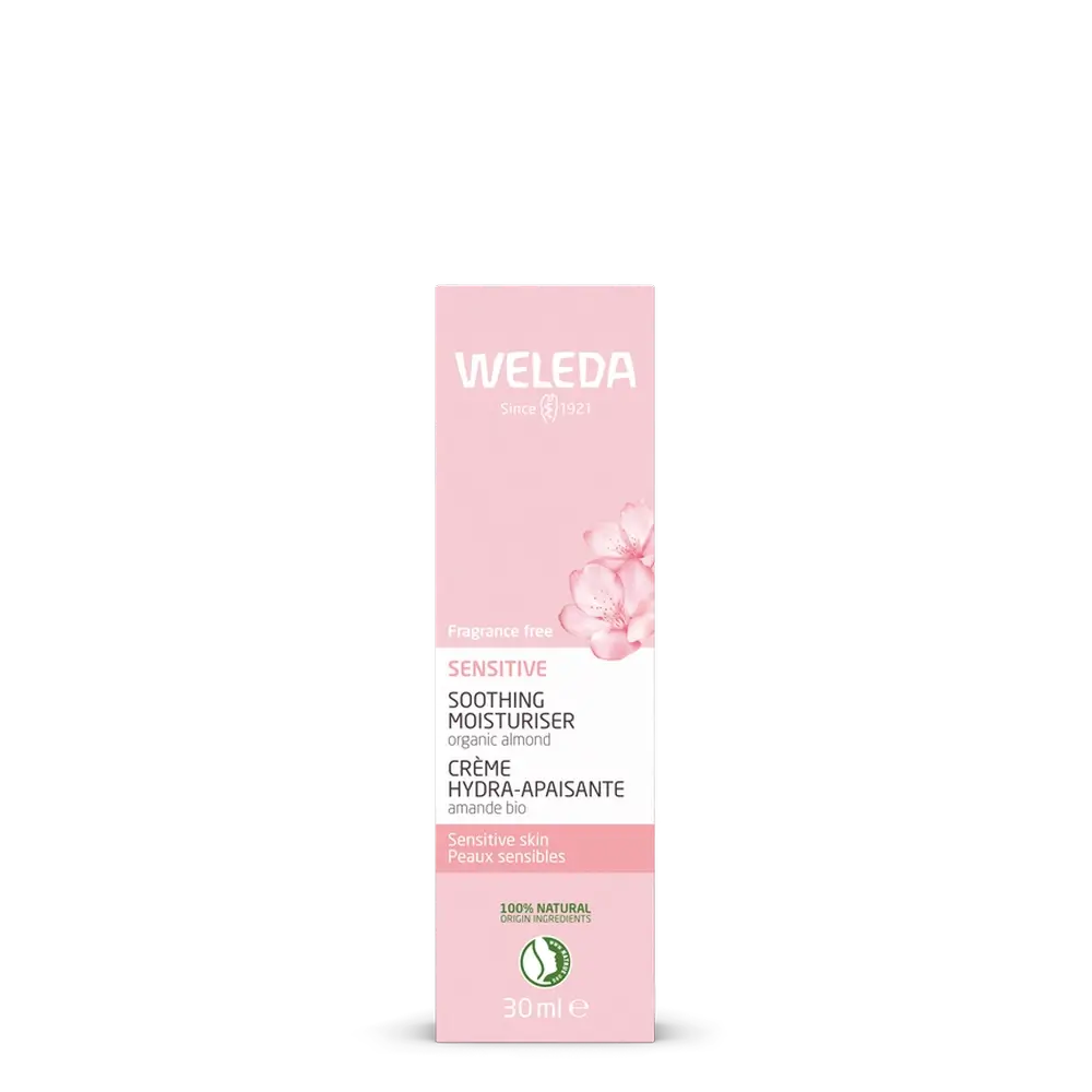 Weleda Crème apaisante pour le visage à l'amande (peau sensible), 30 ml