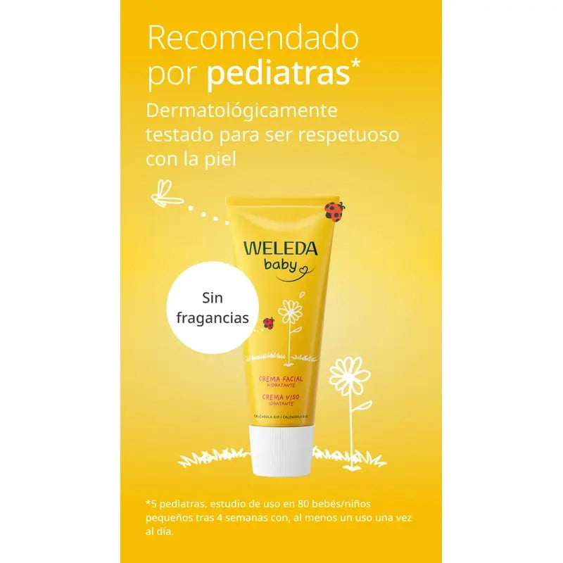 Weleda Baby Calendula Crème pour le visage 50 ml