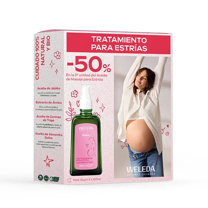 Duplo Huile de massage anti-vergetures (50 % de réduction sur le 2e flacon)