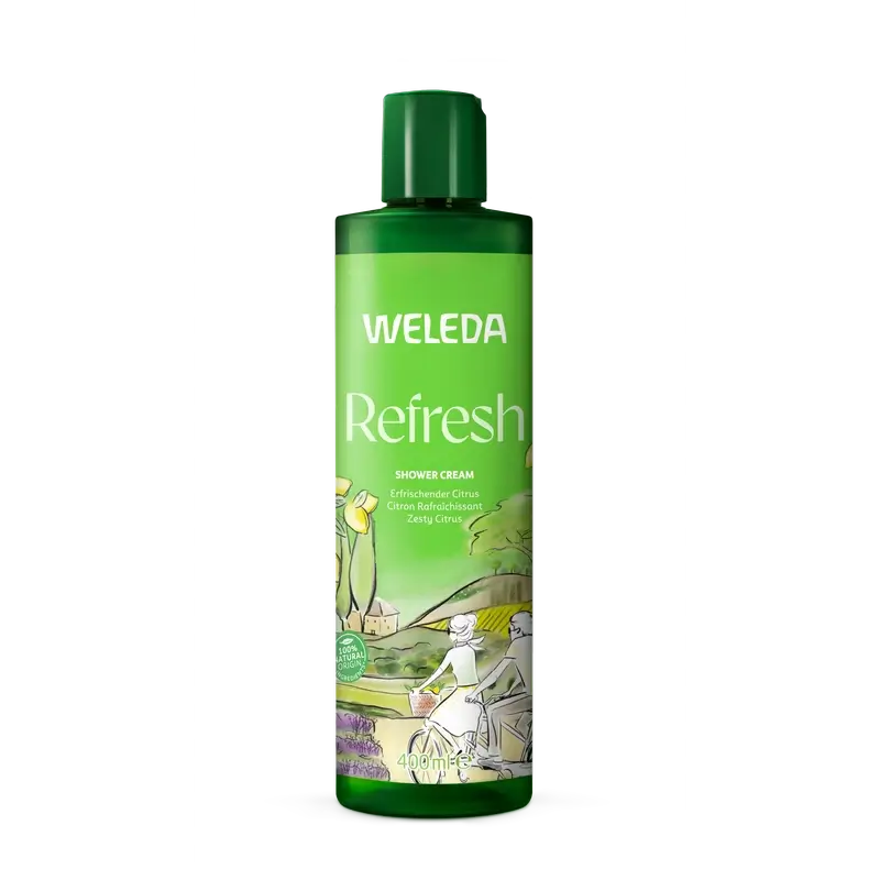 Weleda Refresh Gel douche crémeux aux agrumes, 400 ml