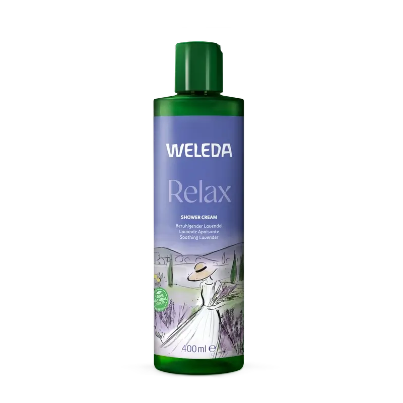 Weleda Gel douche crémeux à la lavande, 400 ml