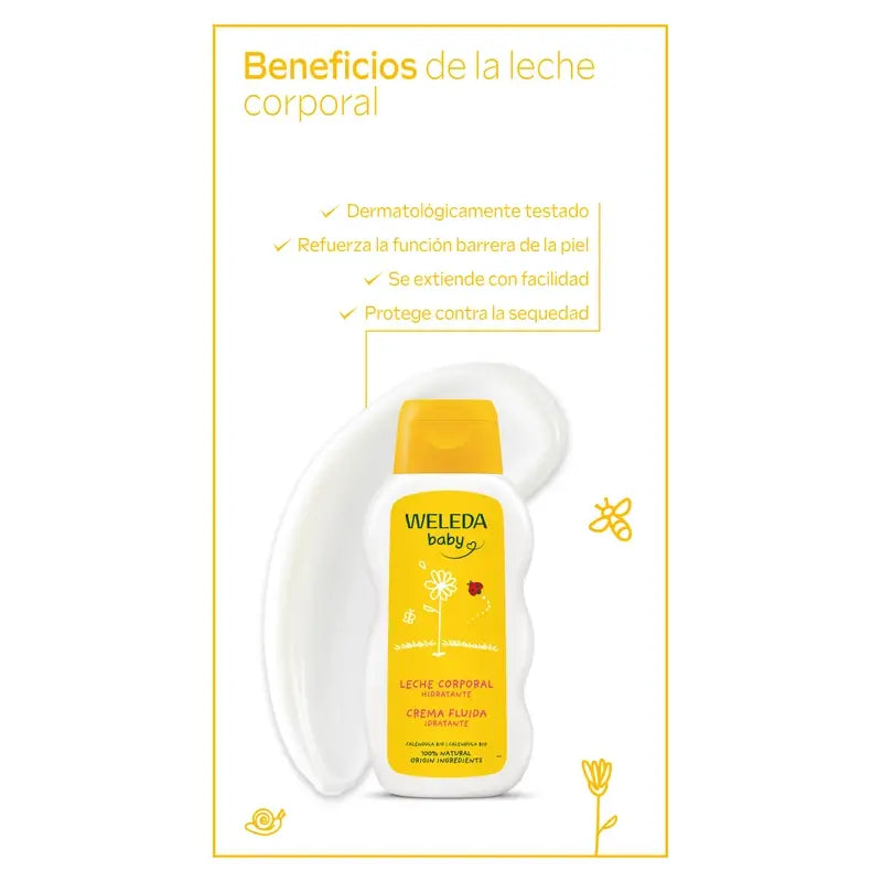 WELEDA Lait corporel au Calendula 200 ml