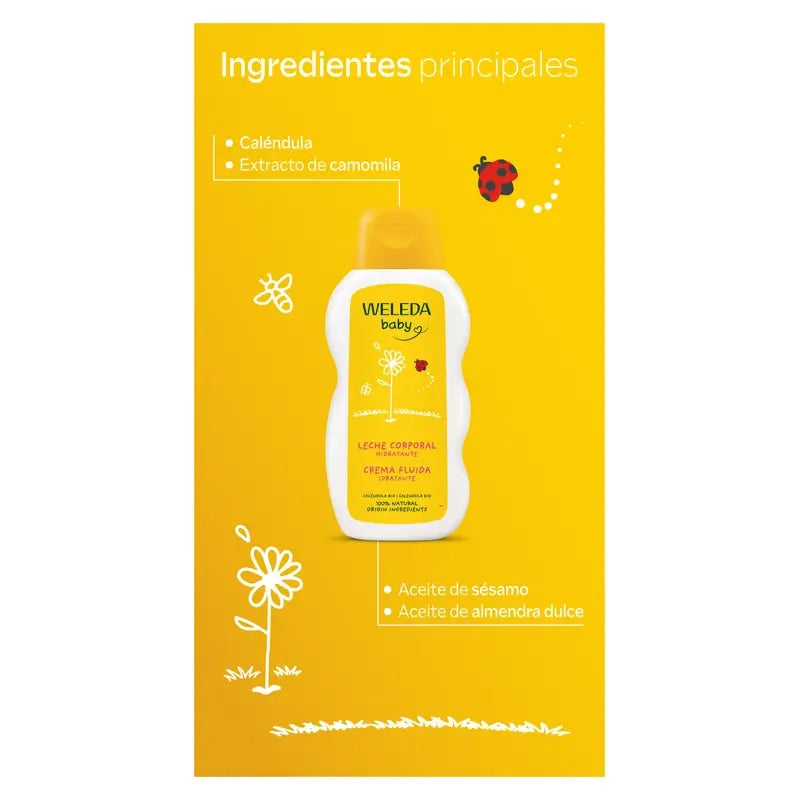 WELEDA Lait corporel au Calendula 200 ml