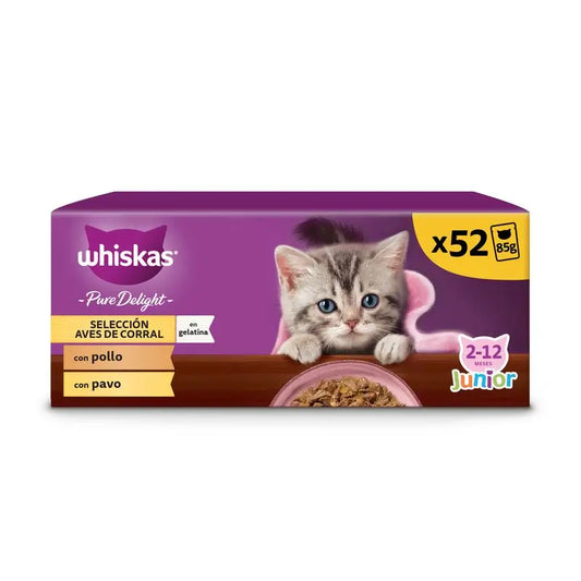 Whiskas Pure Delight Junior Volaille 13X4X85Gr