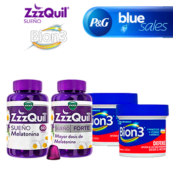 BLUE SALES - PACKS VIRTUALES BION3, ZZZQUIL HASTA 25% DTO. ON GOING (13 JULIO 2026)