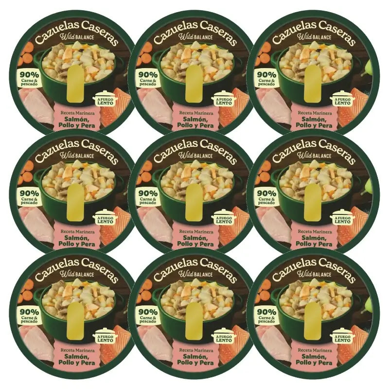 Wild Balance Ragoût maison au saumon, au poulet et à la poire 9 x 280 g