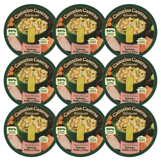 Wild Balance Ragoût maison au saumon, au poulet et à la poire 9 x 280 g