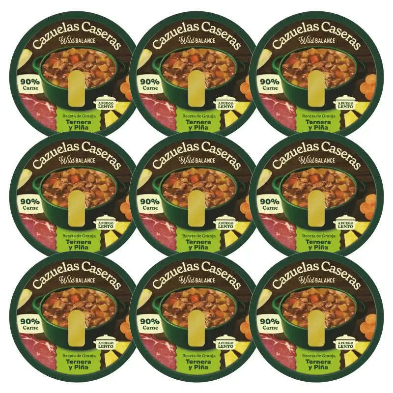Wild Balance Ragoût maison au veau et à l'ananas 9 x 280 g