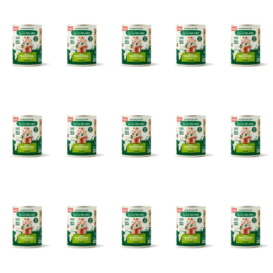 Wild Balance Traditional Ragout With Beef, Chicken & Vegetables pour chiens, 400 g, paquet de 15