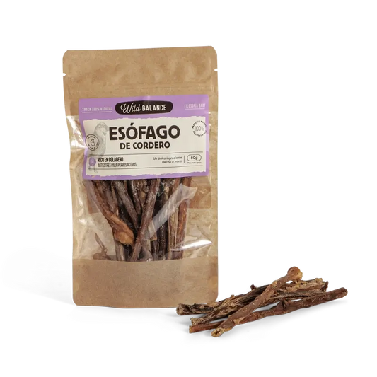 Wild Balance Snacks à l'œsophage d'agneau, 50 grammes