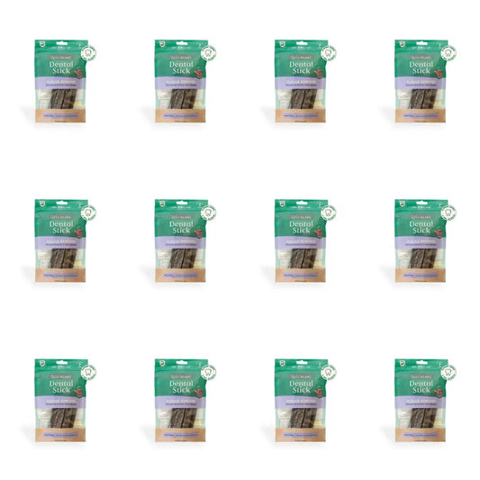 Wild Balance Snacks Snacks Dental Stick Off Plaque, 7 bâtonnets, paquet de 12