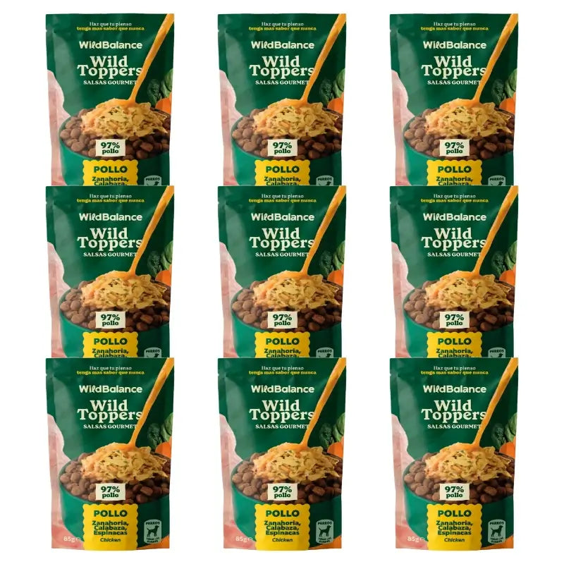 Wild Toppers Sauces gastronomiques au poulet 9 x 85 g