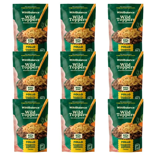 Wild Toppers Sauces gastronomiques au poulet 9 x 85 g