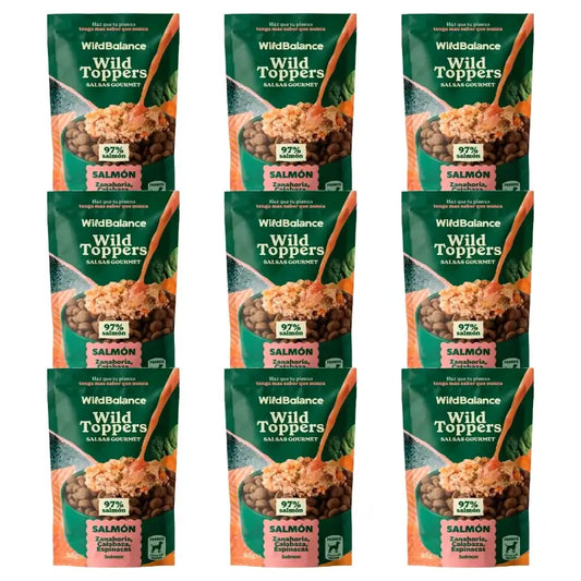 Wild Toppers Sauces gastronomiques au saumon 9 x 85 g