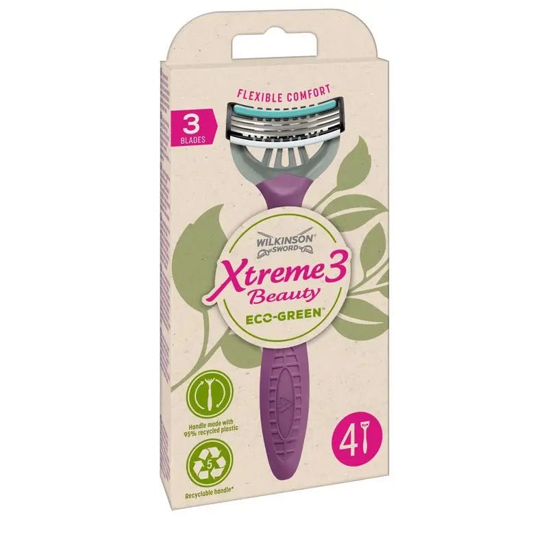 Wilkinson Sword Xtreme 3 Eco Green Femmes 4 pcs