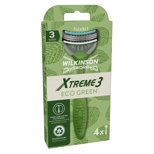Wilkinson Sword Xtreme 3 Eco Green Hommes 4 Pcs.