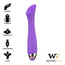 Womanvibe Mandy Vibrateur rechargeable en silicone pour le point K