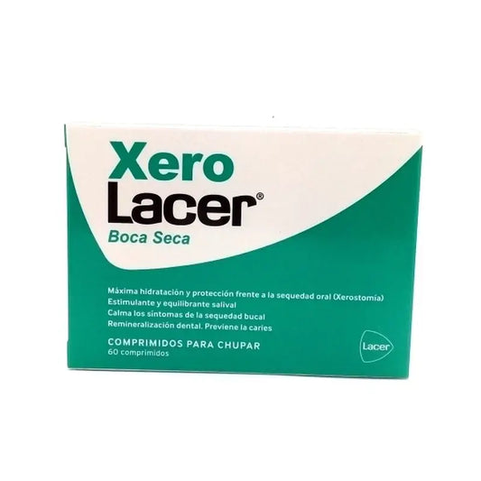 Xerolacer Dry Mouth Moisturising & Protection 60 Comprimés