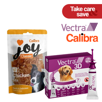REBAJAS - VERANO - CEVA - VECTRA 3D REGALO SNACKS CALIBRA ANTIPARASITARIOS (31 AGOSTO 2026)