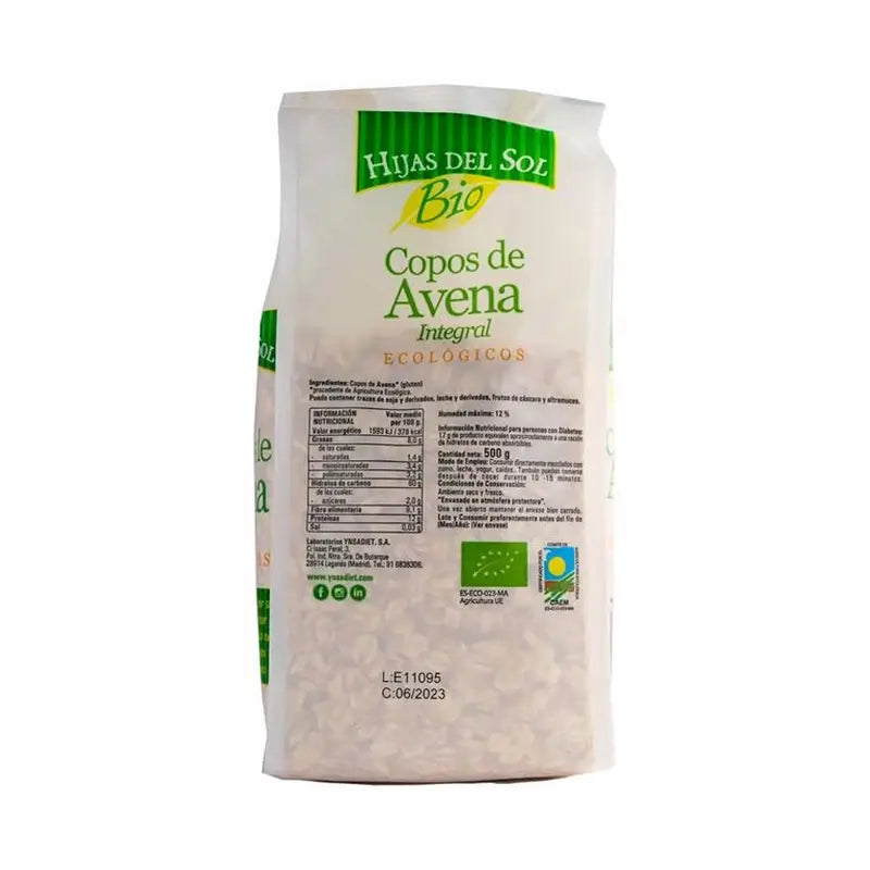 Flocons d'avoine Ynsadiet, 500 g