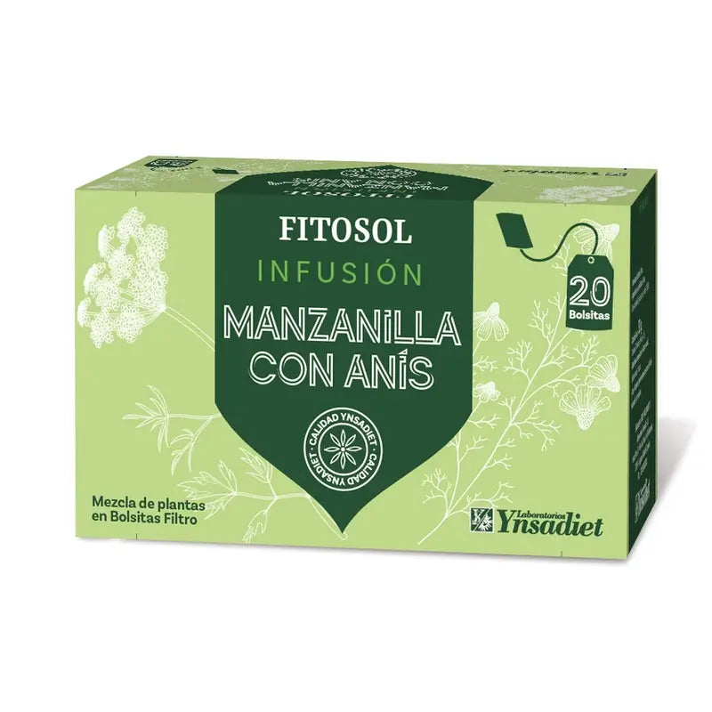 Ynsadiet Manzanilla Anis, 20 filtres