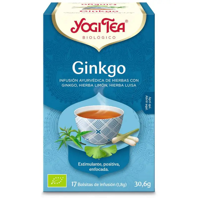 Yogi Tea Yogi Tea Ginkgo , 17 sachets de 1.8 grammes