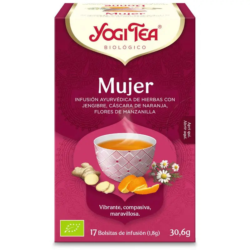 Yogi Tea Yogi Tea Women , 17 sachets de 1,8 grammes