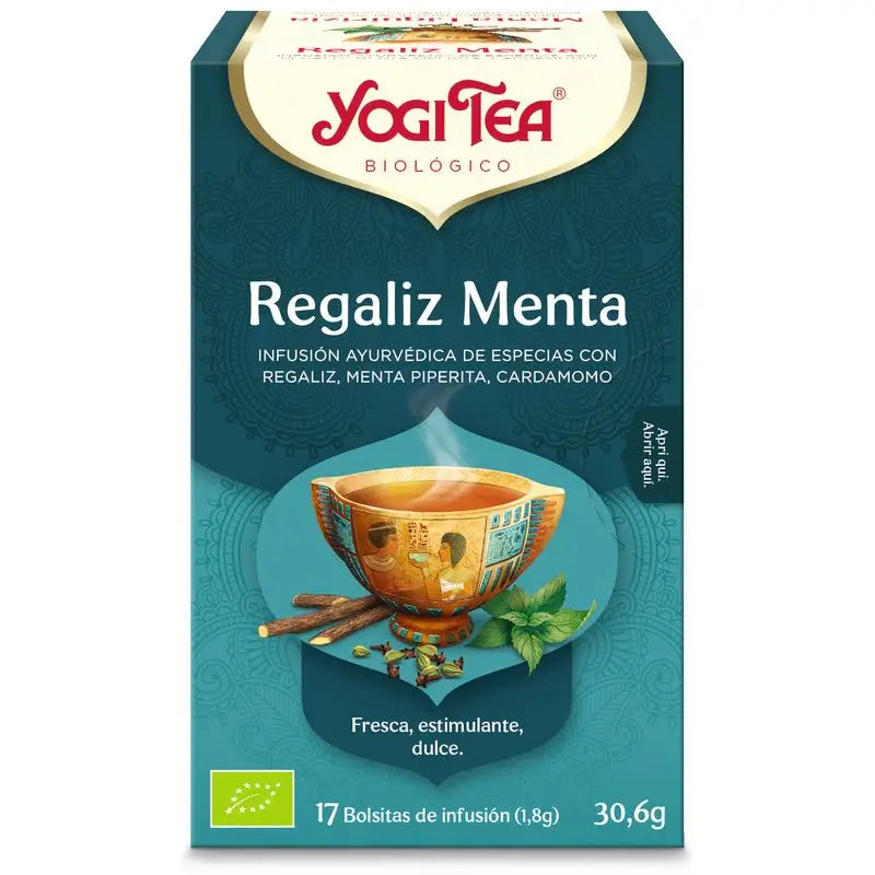 Yogi Tea Yogi Tea Réglisse & Menthe Poivrée, 17 X 1,8 Gr