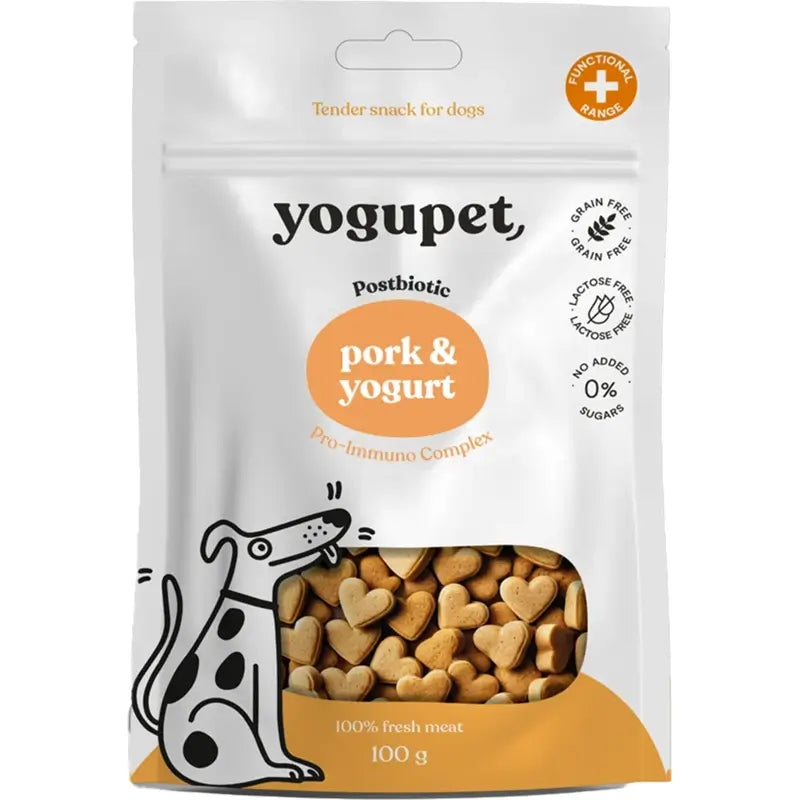 Yogupet Dog Snack semi-humide Porc & Yoghourt, 50 g