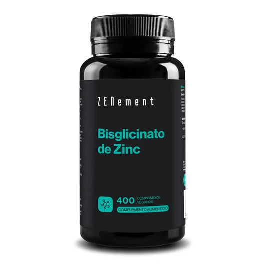 Zenement Zinc Bisglycinate, 400 comprimés végétaliens