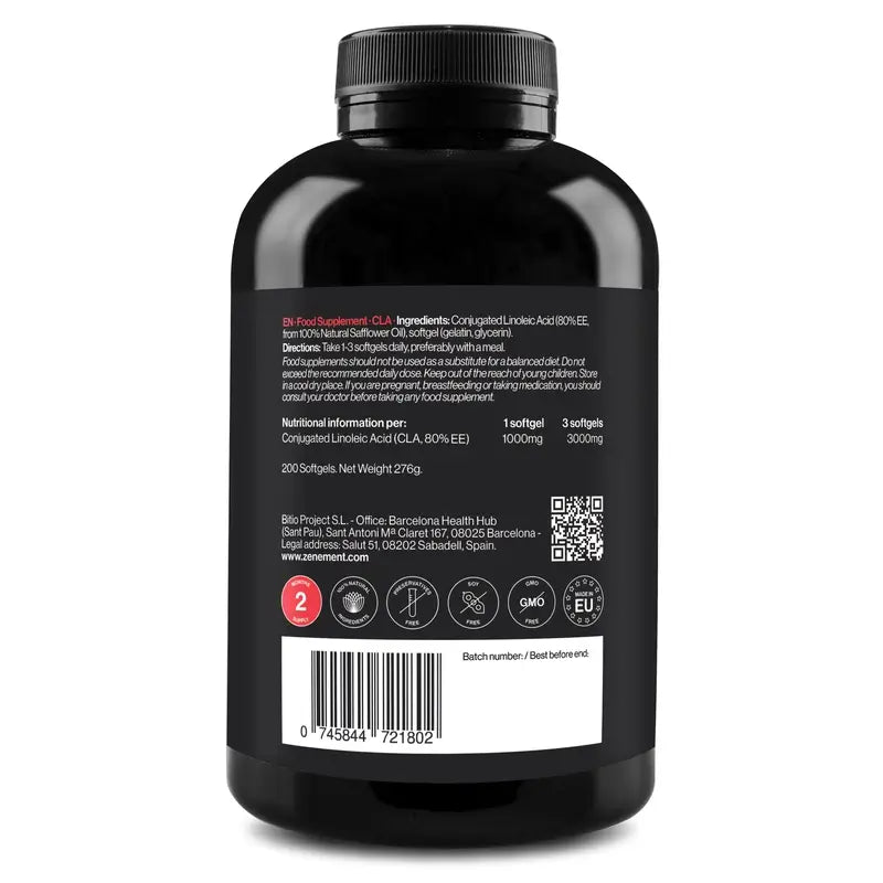 Zenement Cla 3000 Mg, 200 softgels