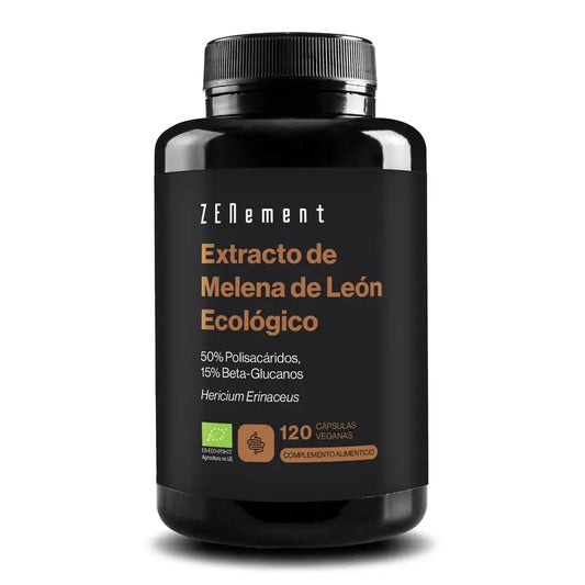 Zenement Lion's Mane Extract Organic, 120 gélules végétaliennes