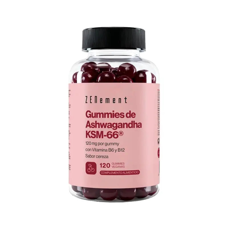 Zenement Gummies De Ashwagandha Ksm-66, 120 gommes végétaliennes