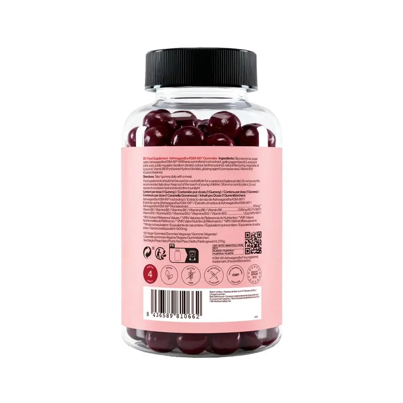 Zenement Gummies De Ashwagandha Ksm-66, 120 gommes végétaliennes
