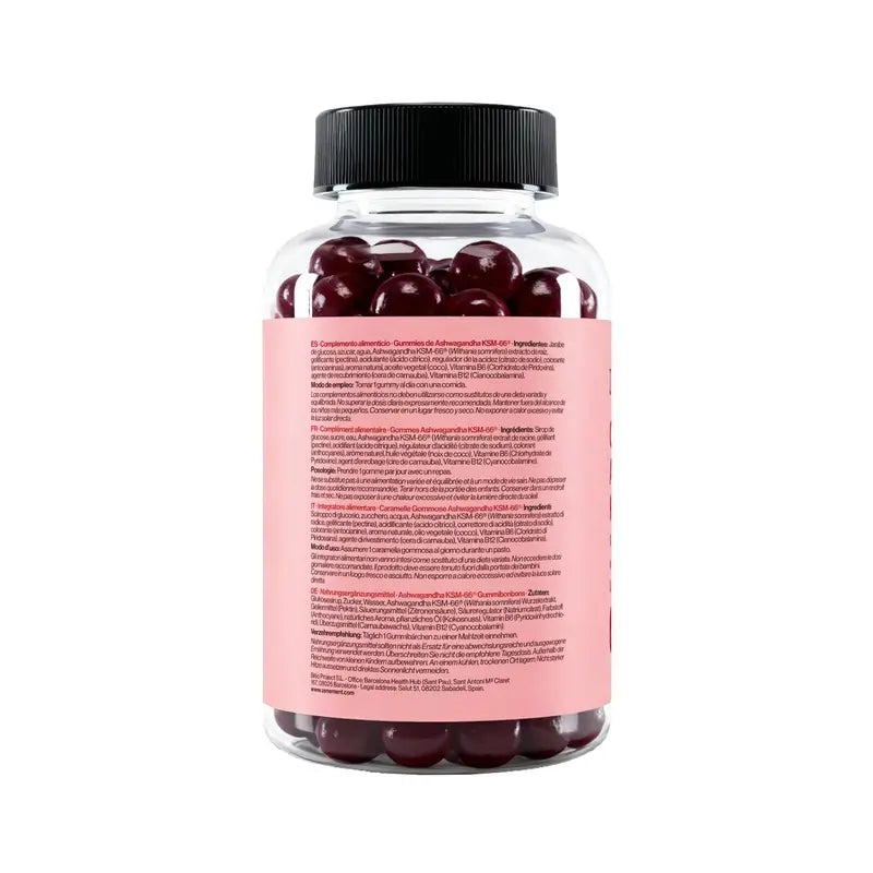 Zenement Gummies De Ashwagandha Ksm-66, 120 gommes végétaliennes