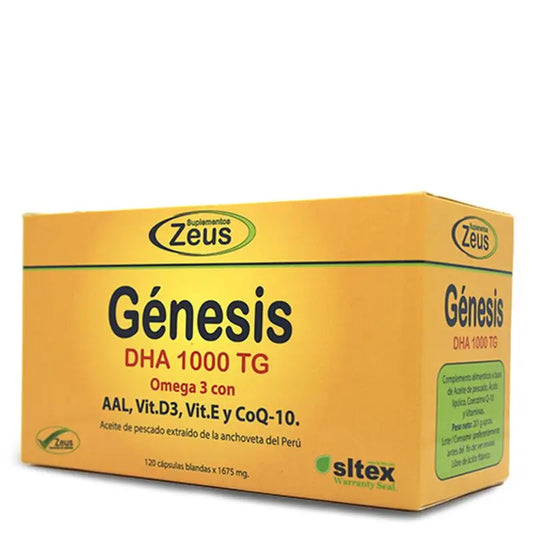 Zeus Genesis Dha Tg 1000 , 120 capsules