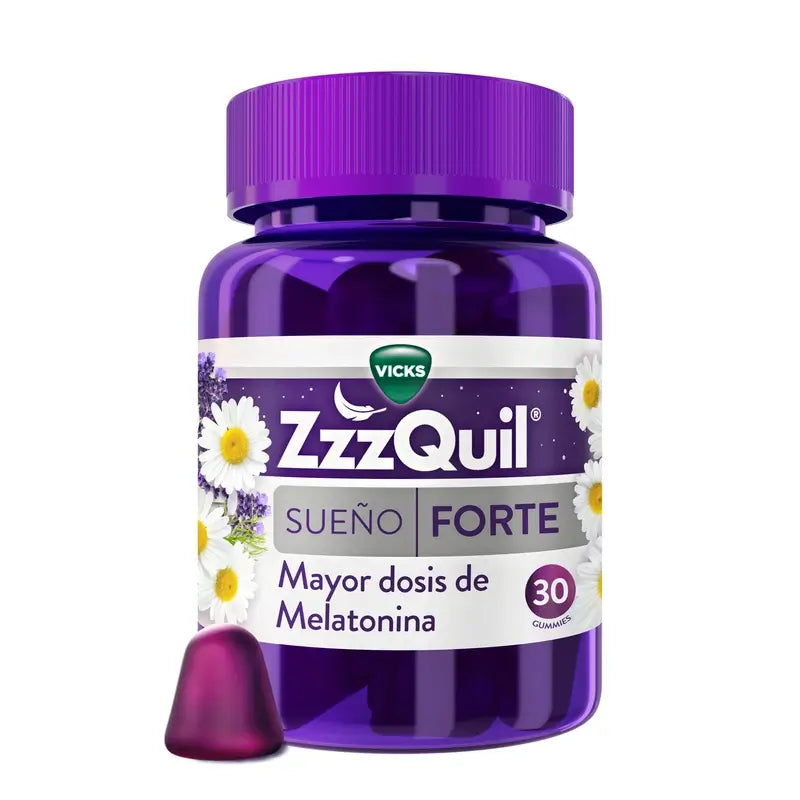 ZzzQuil Natura Forte Melatonin, 30 gommes