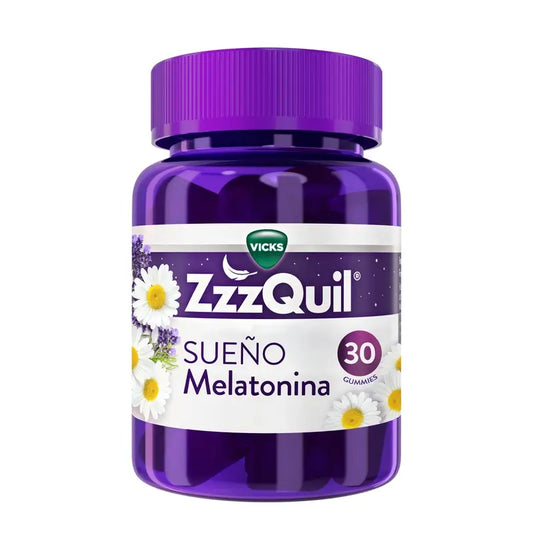 ZzzQuil Natura Melatonin, 30 gommes